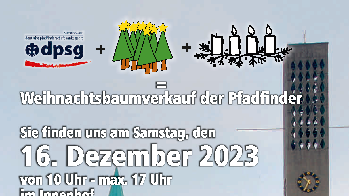 Weihnachtsbaumverkauf der DPSG Stamm St. Josef