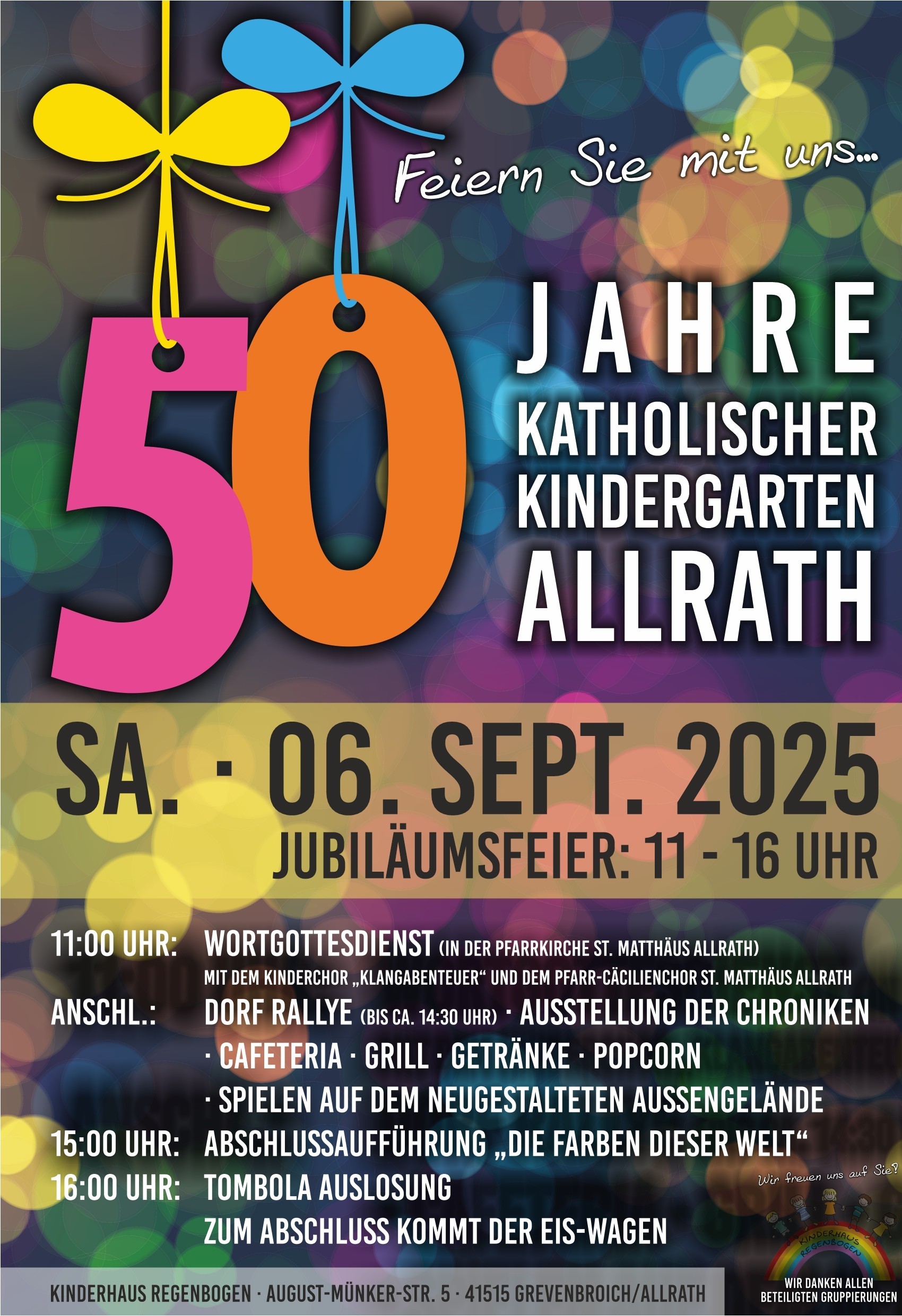 Das Plakat mit dem Jubiläumsprogramm zum Herunterladen.