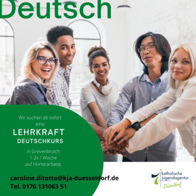 Lehrkraft gesucht! (c) KJA Düsseldorf / Caroline Di Totto Lehrkraft gesucht!