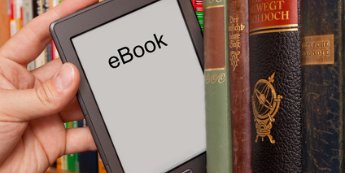 e-Book zwischen Büchern
