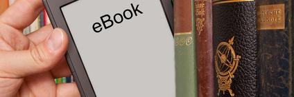 e-Book zwischen Büchern