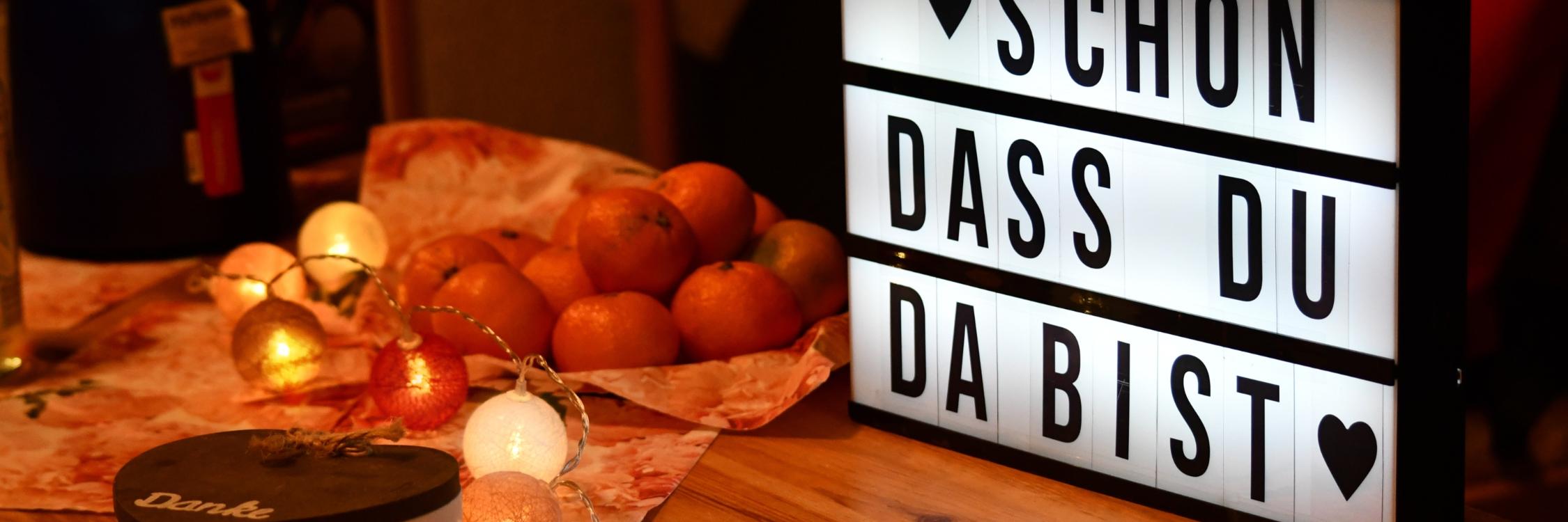 Schön, dass du da bist