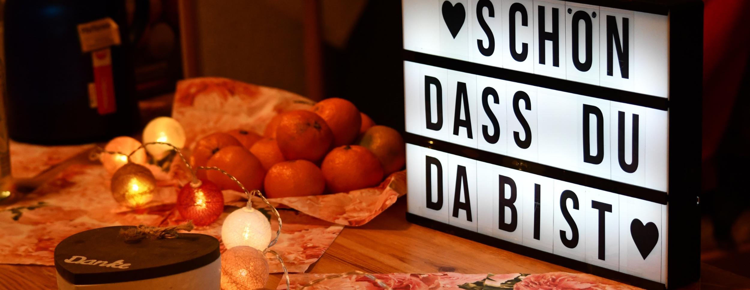 Schön, dass du da bist