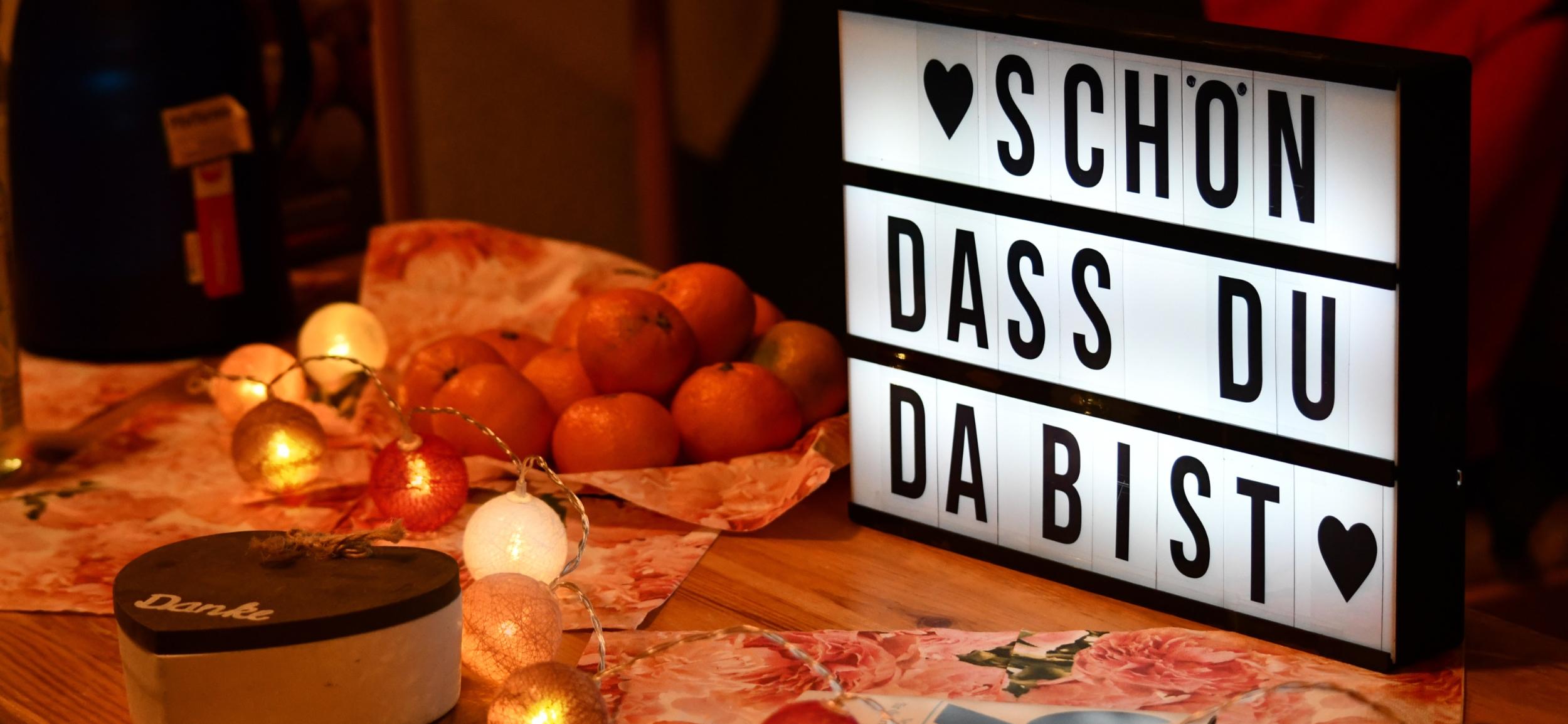 Schön, dass du da bist