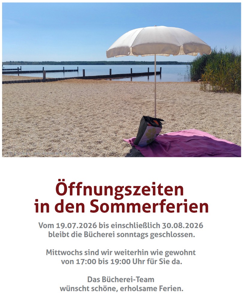 Sommerferien 2026 (c) KÖB St. Clemens Sommerferien 2026